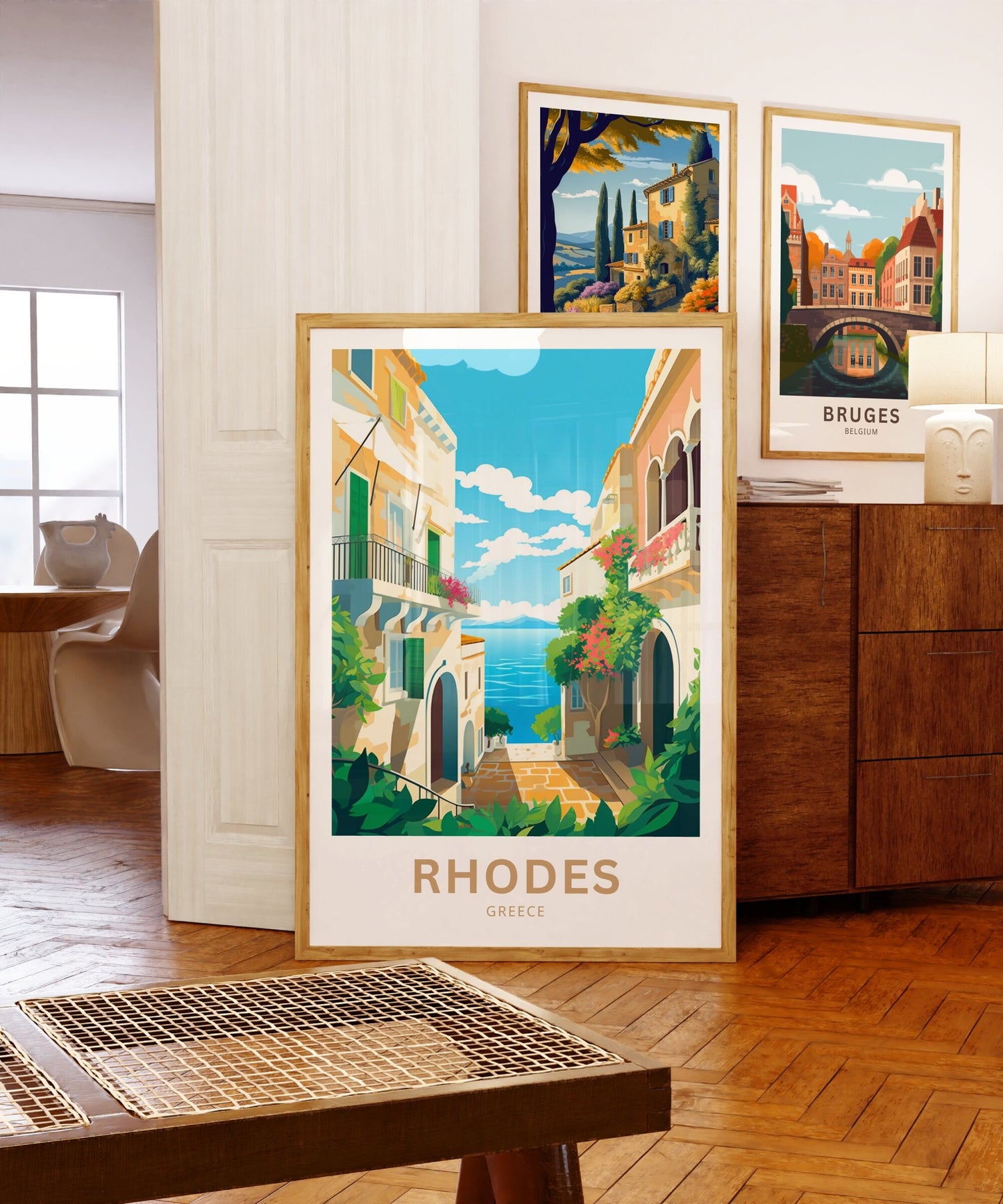 Rhodes Travel Poster