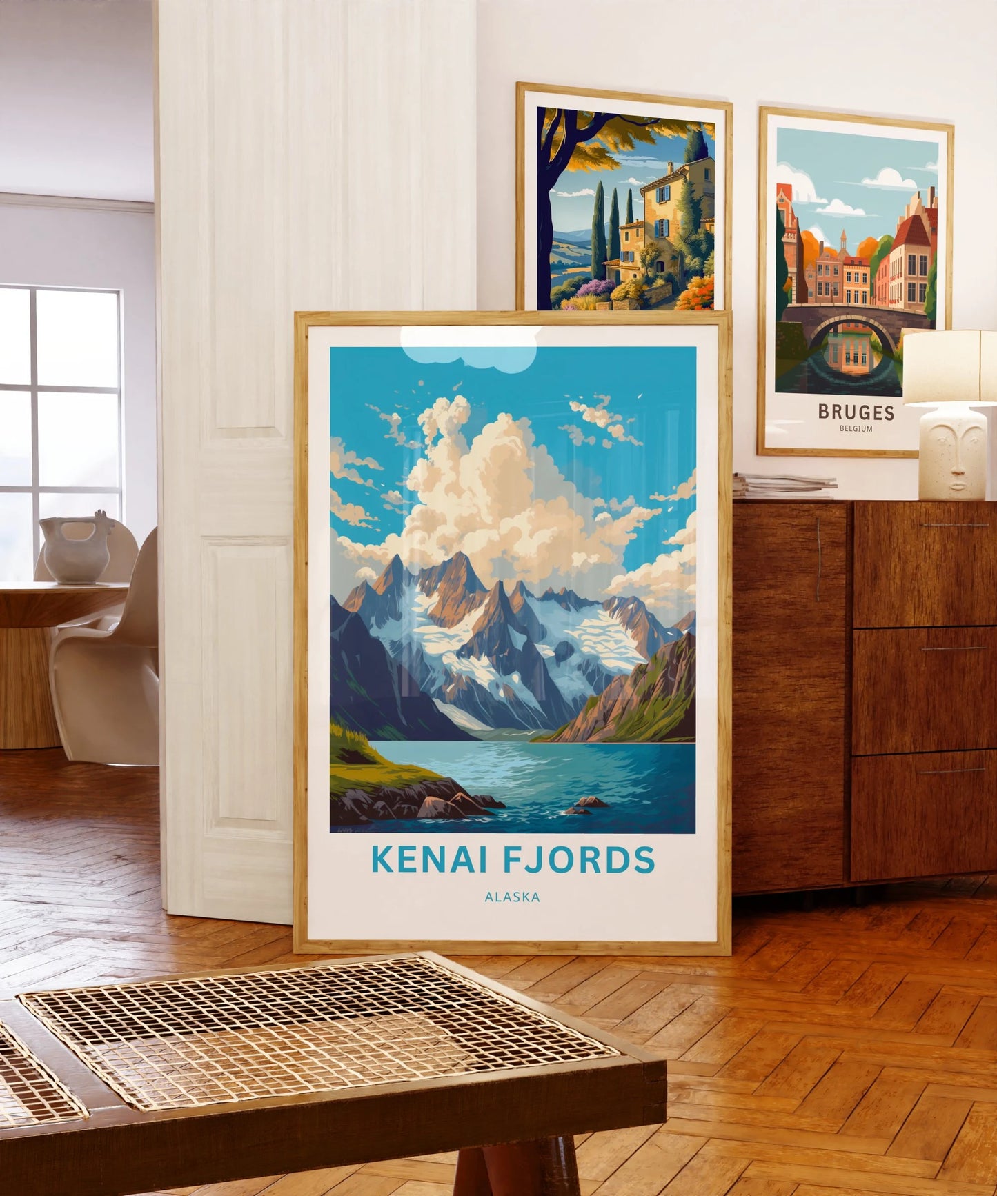 Kenai Fjords Travel Poster