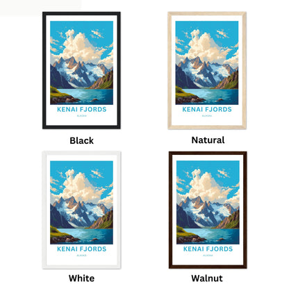 Kenai Fjords Travel Poster