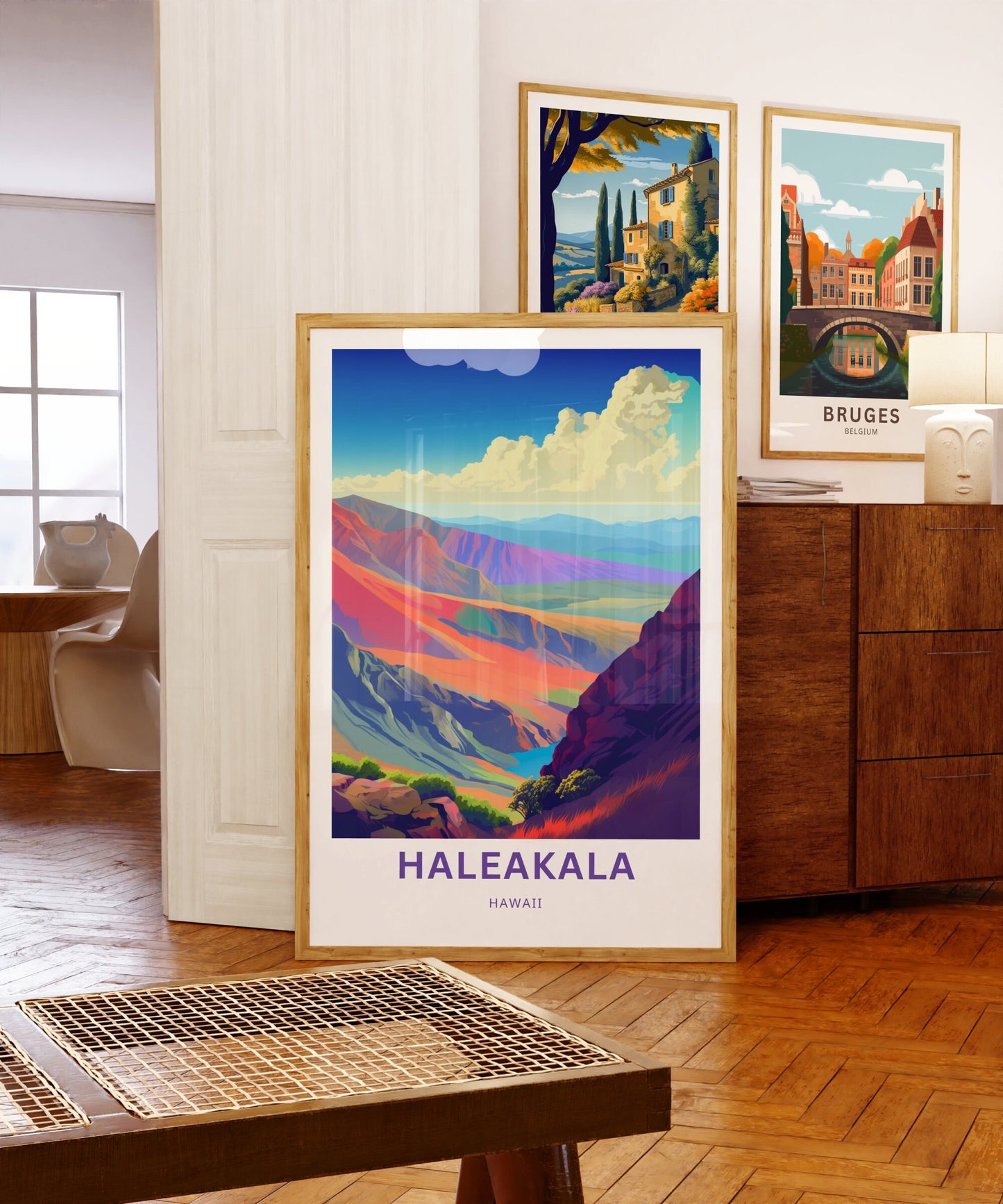 Haleakala Travel Print - Haleakala poster, Hawaii Wall Art, Framed present, Gift Hawaii Present - TravelTreasureCo