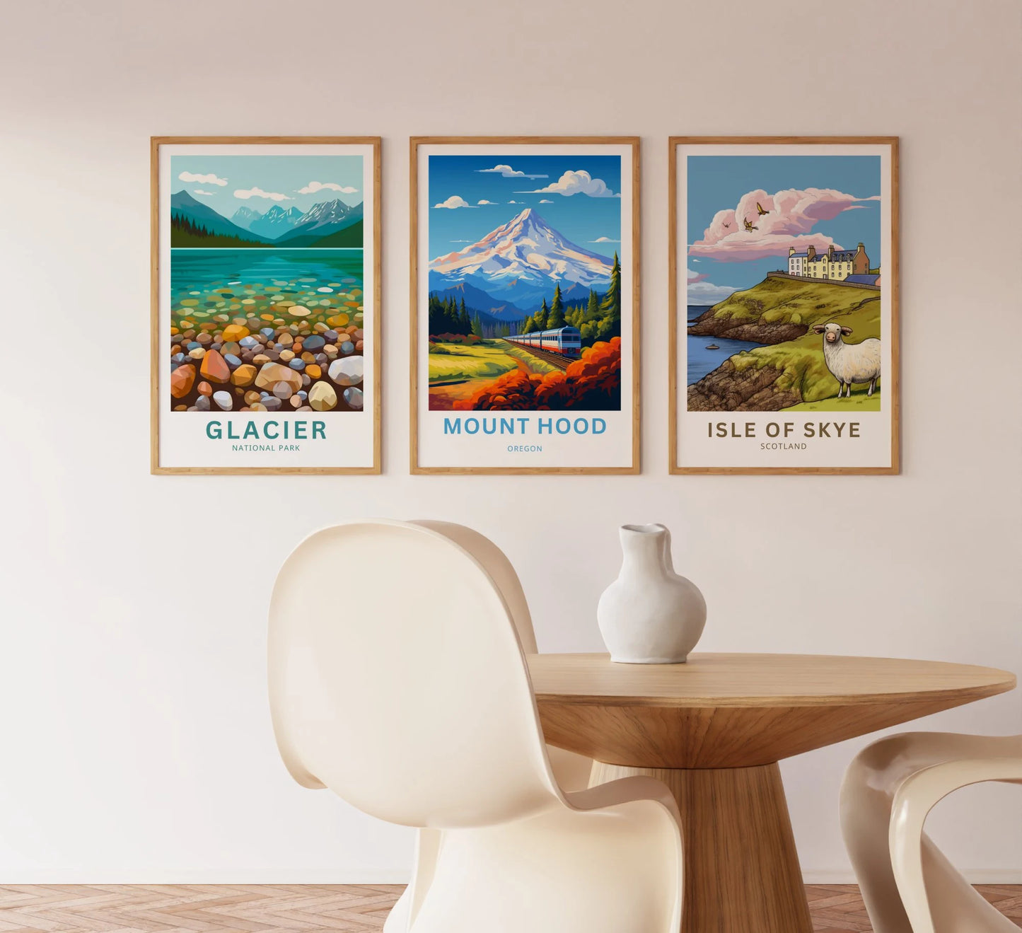 Mount Hood Travel Poster