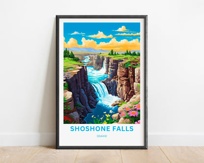 Shoshone Falls Travel Poster