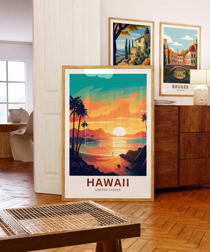 Hawaii Travel Poster