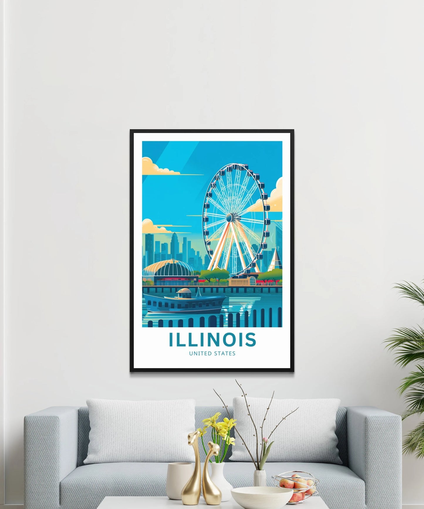 Illinois Travel Poster