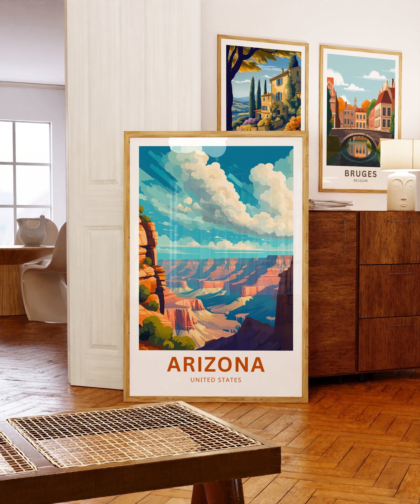 Arizona Travel Print - Arizona poster, United States Wall Art, Framed present, Gift United States Present - TravelTreasureCo