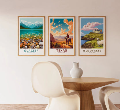 Texas Travel Poster