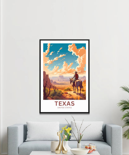 Texas Travel Poster