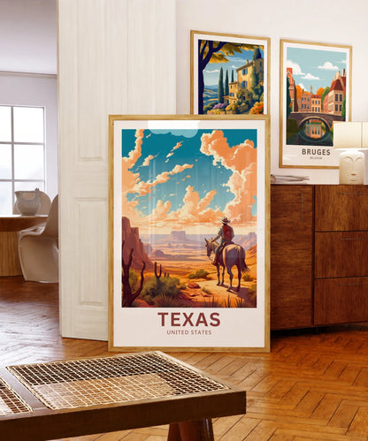 Texas Travel Poster