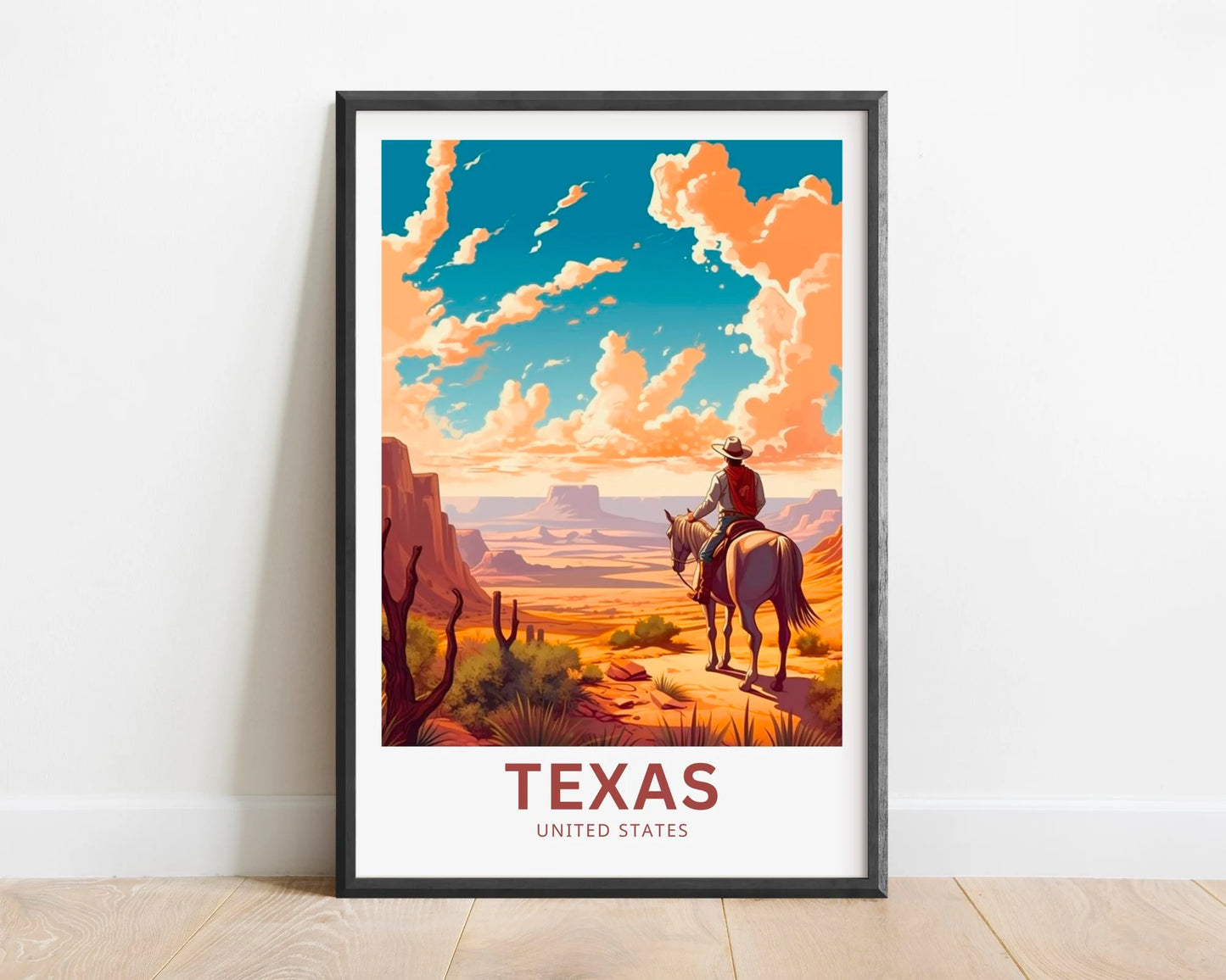 Texas Travel Poster