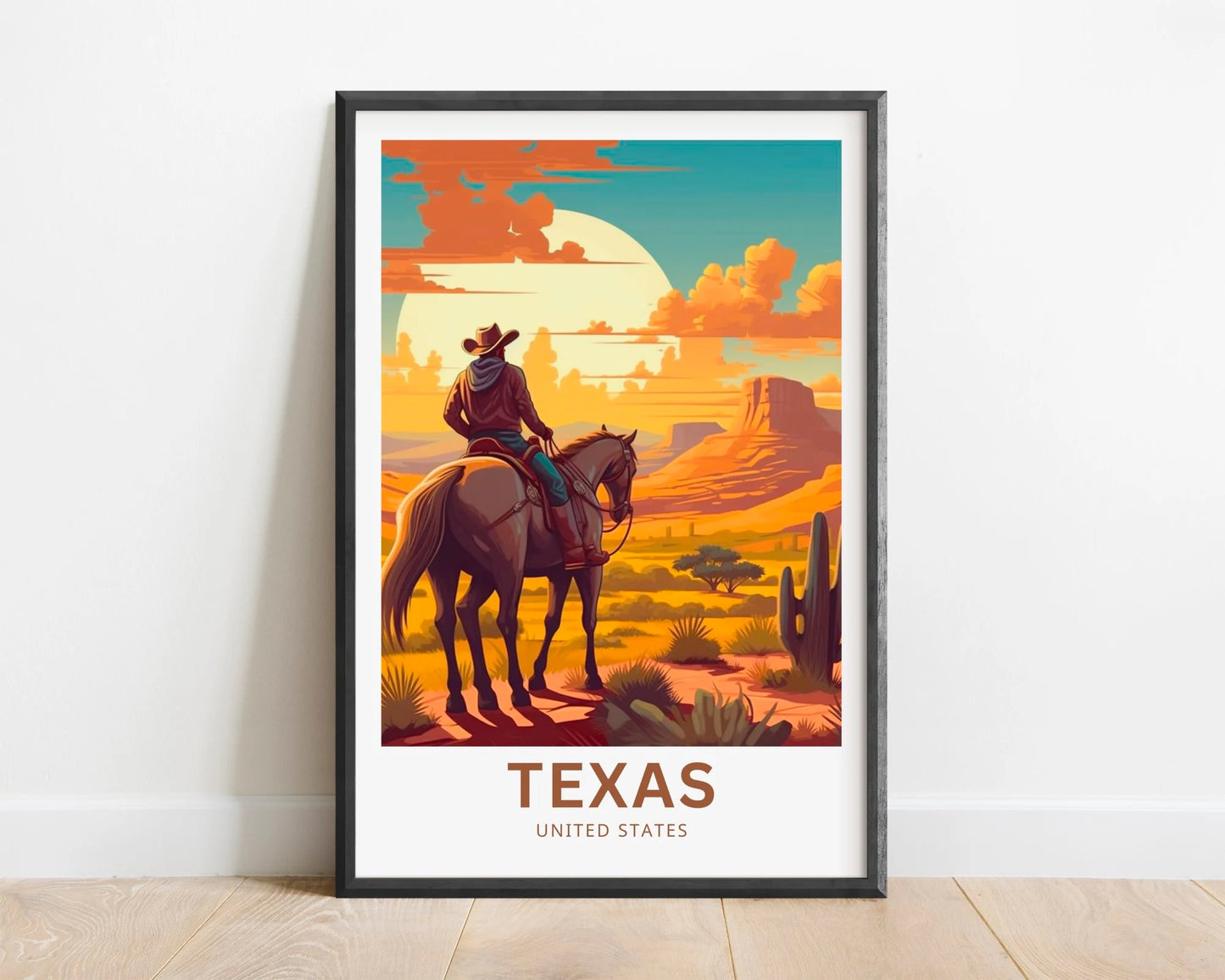 Texas Travel Poster