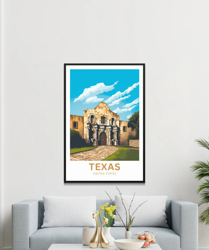 Texas Travel Poster