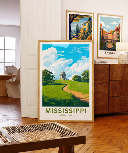 Mississippi Travel Poster
