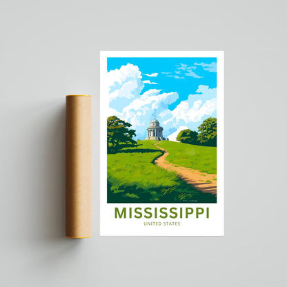 Mississippi Travel Poster
