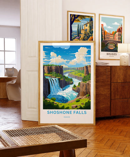 Shoshone Falls Travel Poster