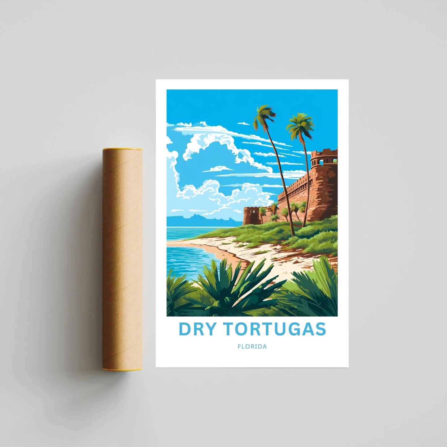 Dry Tortugas Travel Poster
