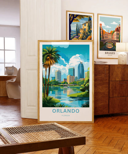 Orlando Travel Poster