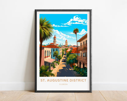 Saint  Augustine Travel Poster