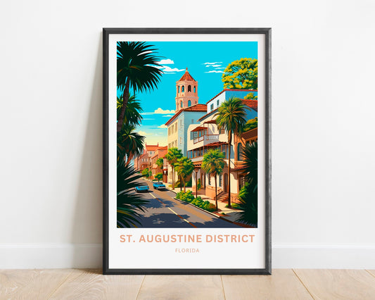 Saint  Augustine Travel Poster