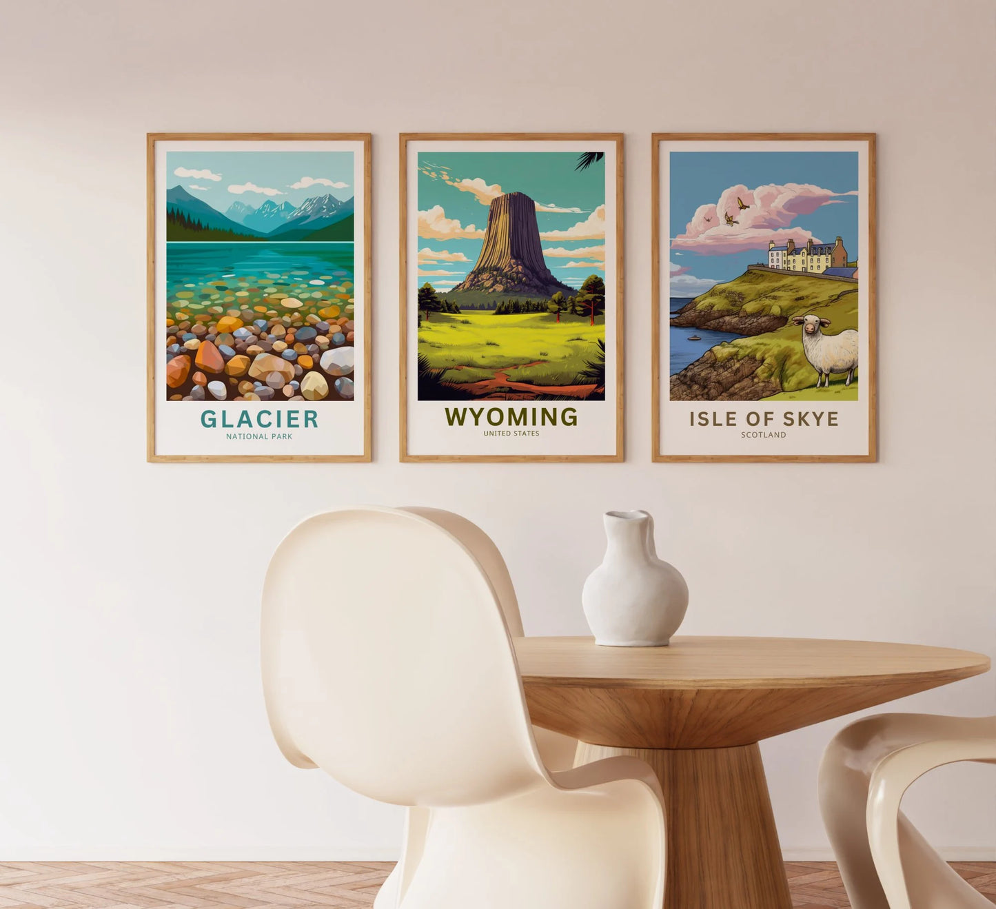 Wyoming Travel Poster