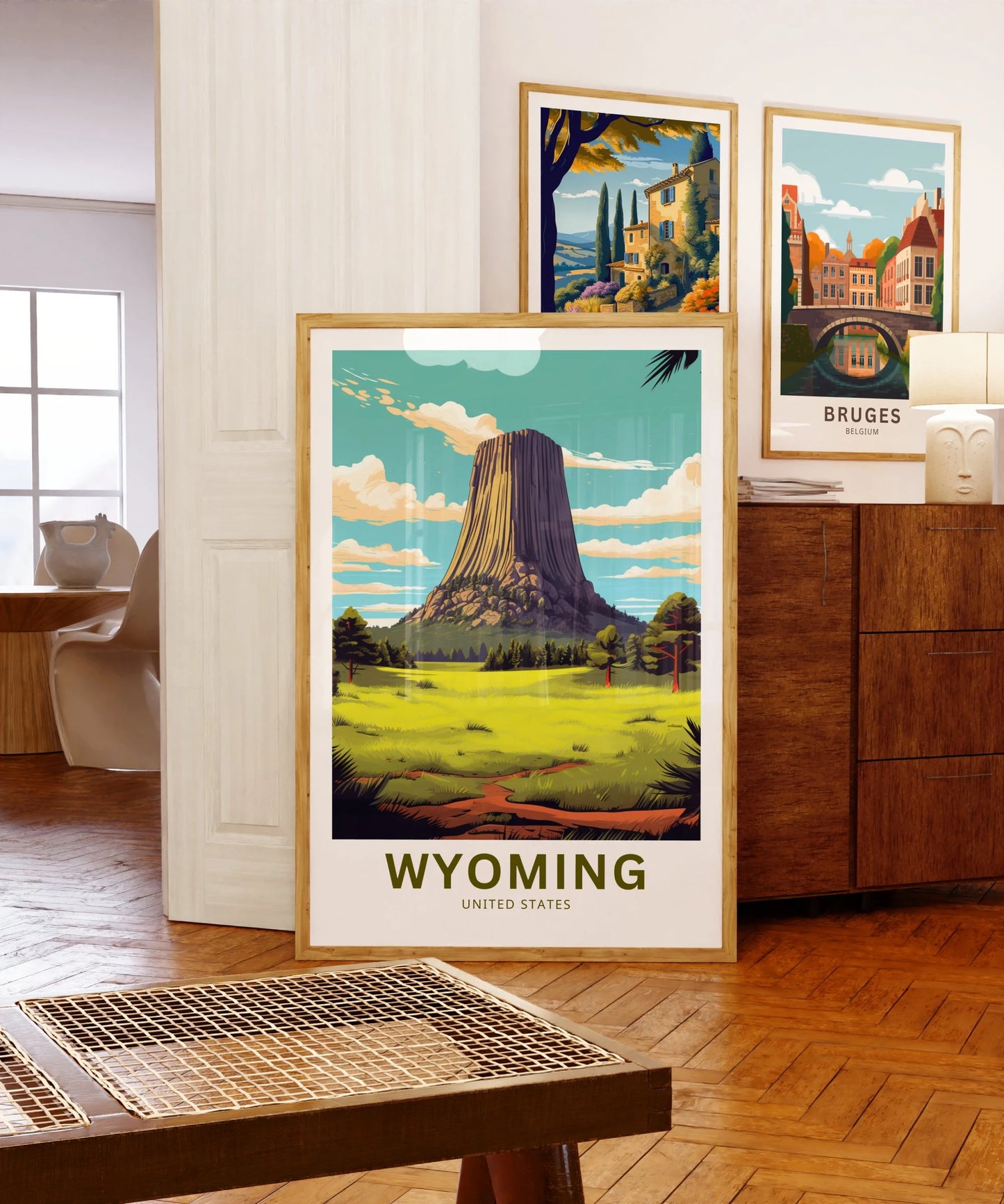 Wyoming Travel Poster