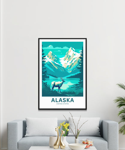 Alaska Travel Poster