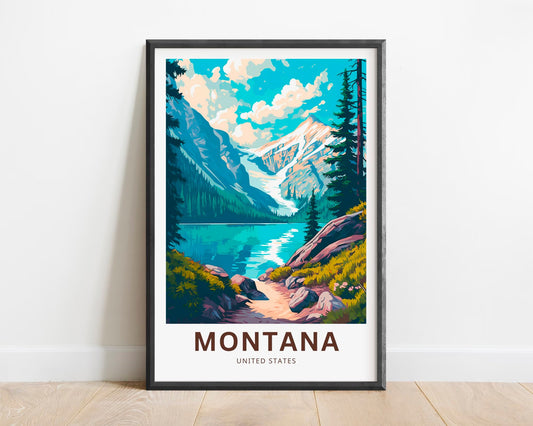 Montana Travel Poster