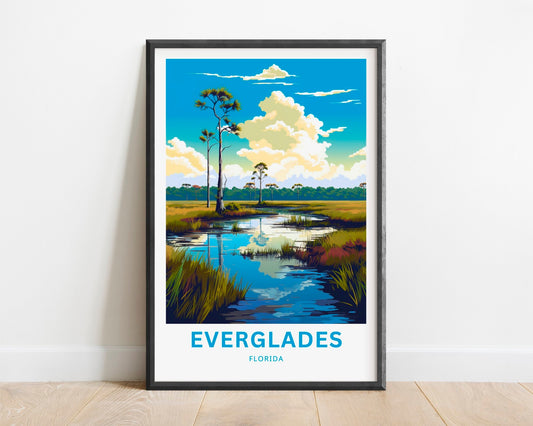 Everglades Travel Poster