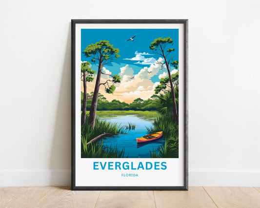Everglades Travel Poster
