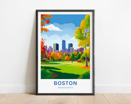 Boston Travel Poster