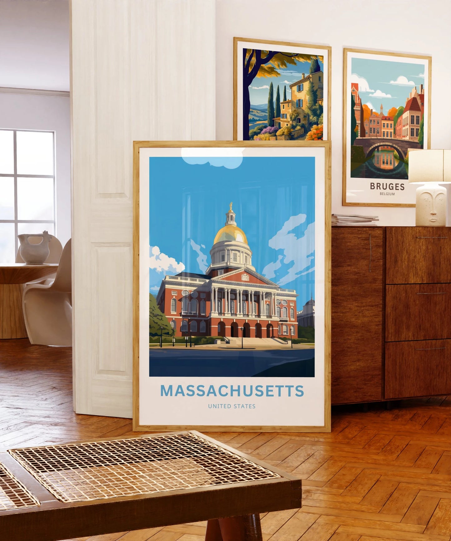 Massachusetts Travel Poster