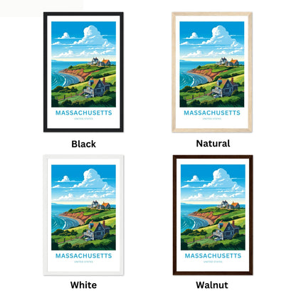 Massachusetts Travel Poster