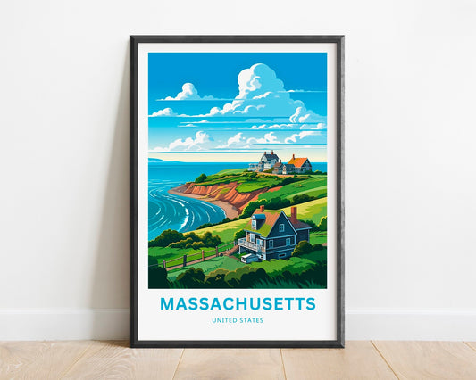 Massachusetts Travel Poster