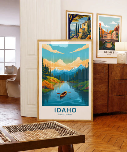Idaho Travel Poster
