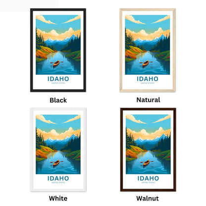 Idaho Travel Poster