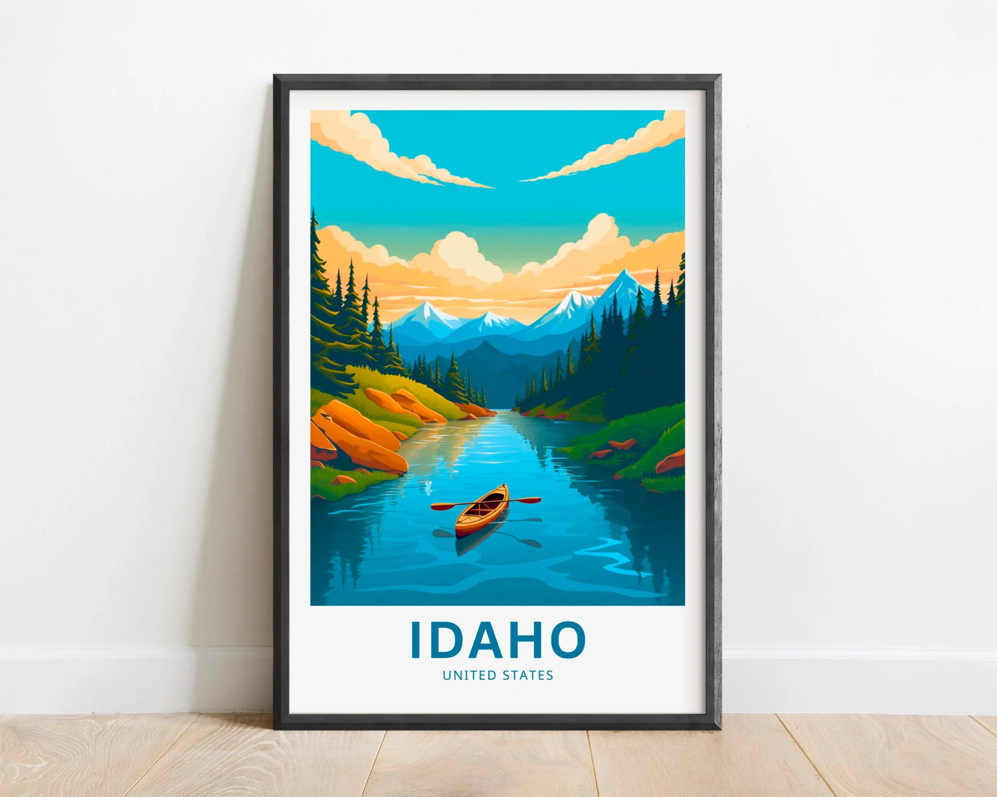 Idaho Travel Poster