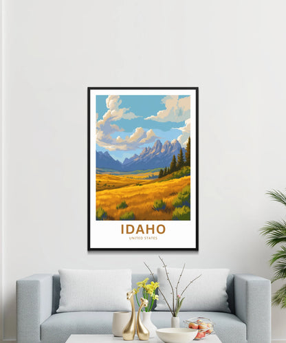 Idaho Travel Poster