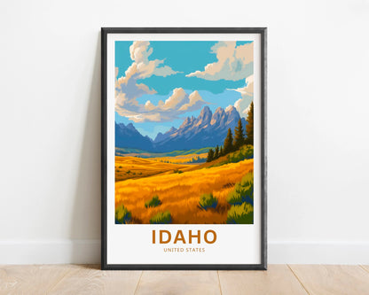 Idaho Travel Poster