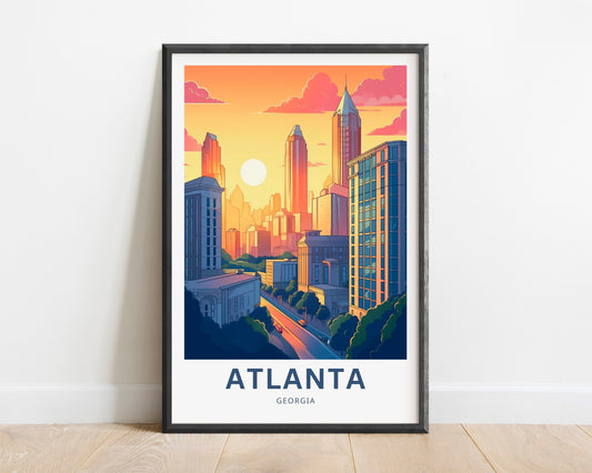 Atlanta Travel Poster