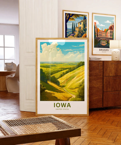 Iowa Travel Poster