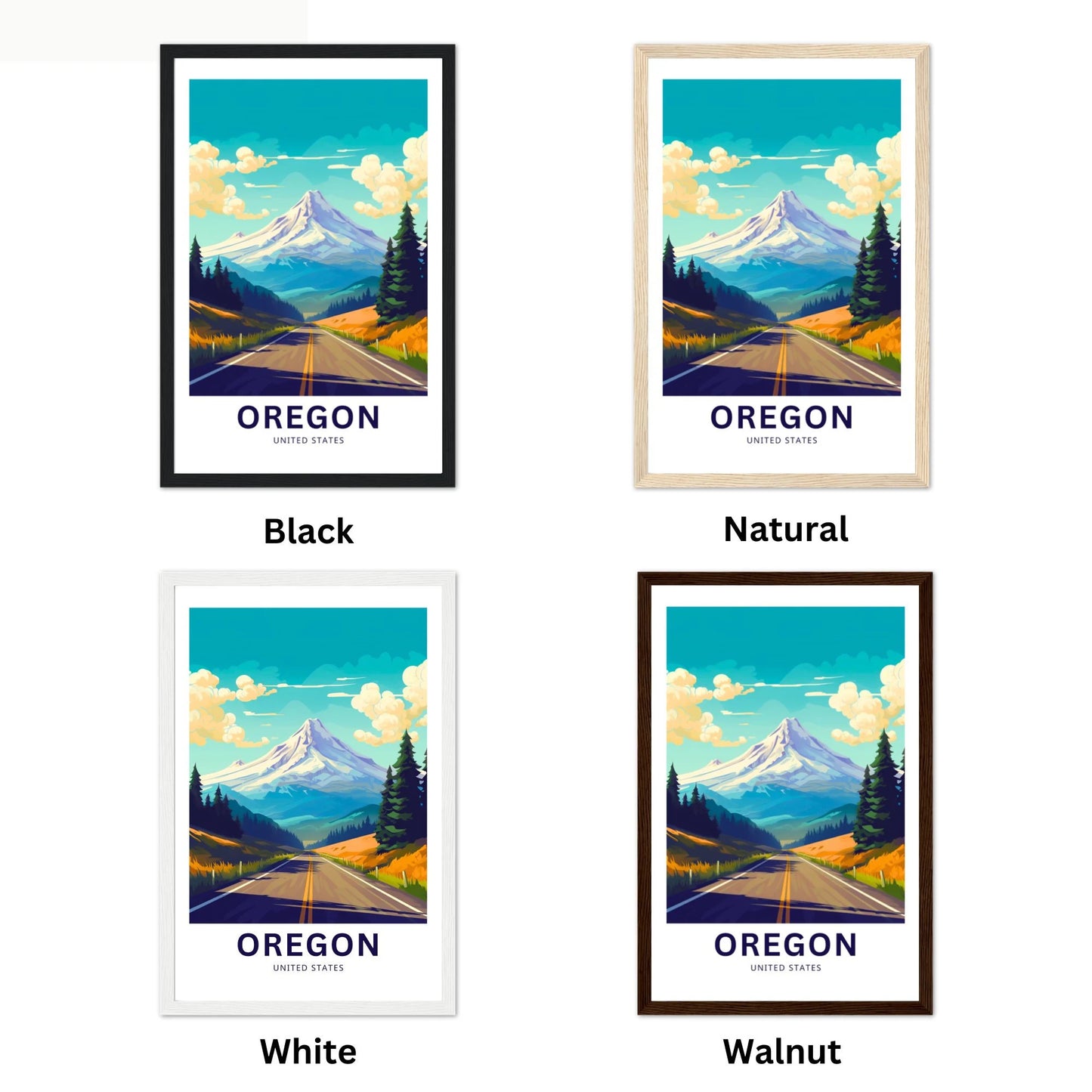 Oregon Travel Poster