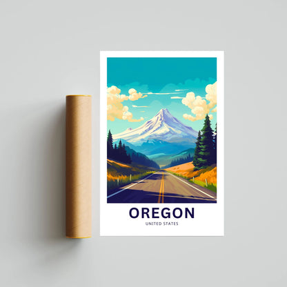 Oregon Travel Poster