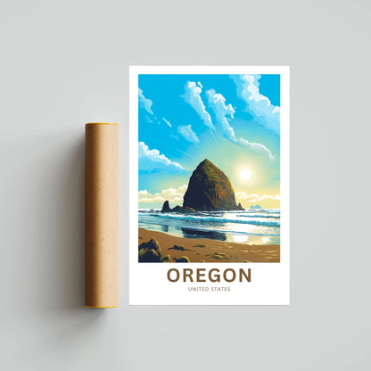 Oregon Travel Poster