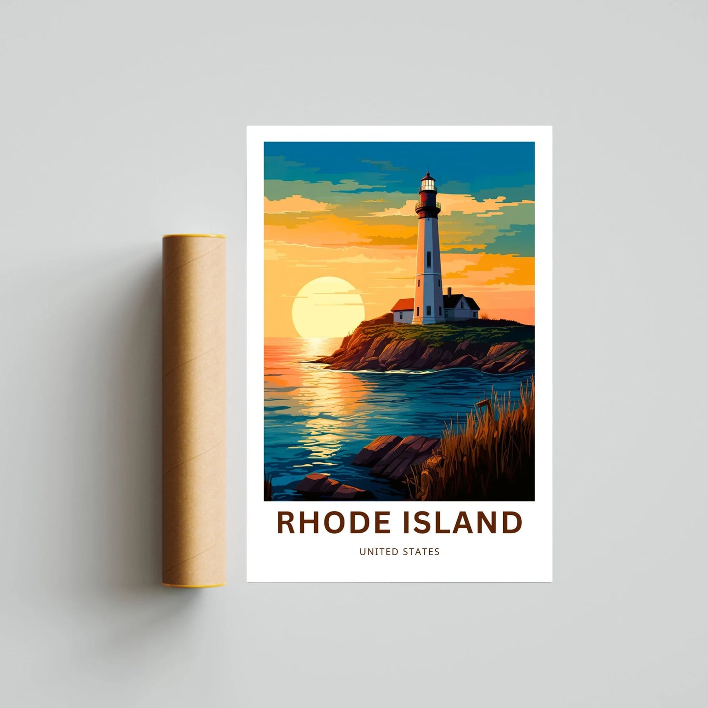 Rhode Island Travel Poster