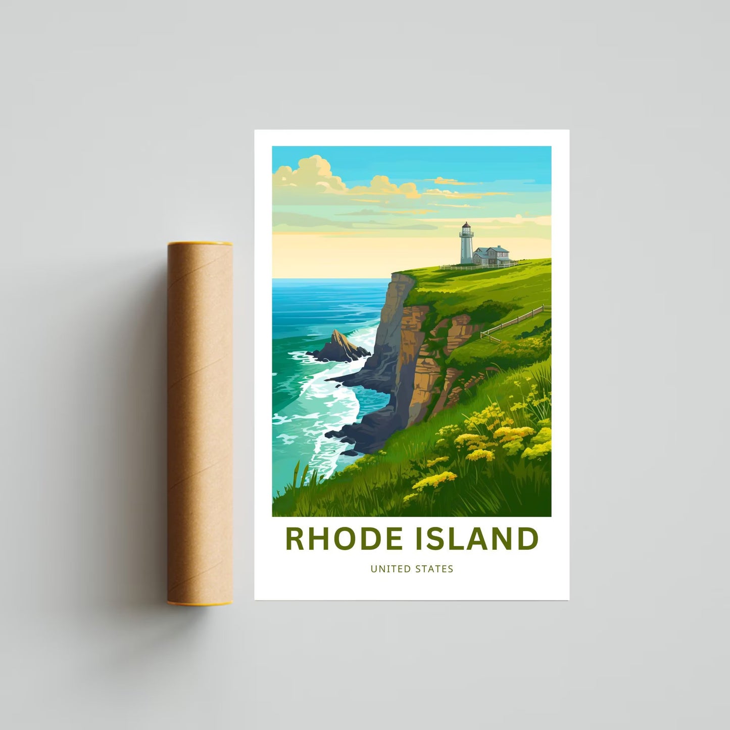 Rhode Island Travel Poster