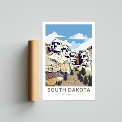 South Dakota Travel Poster