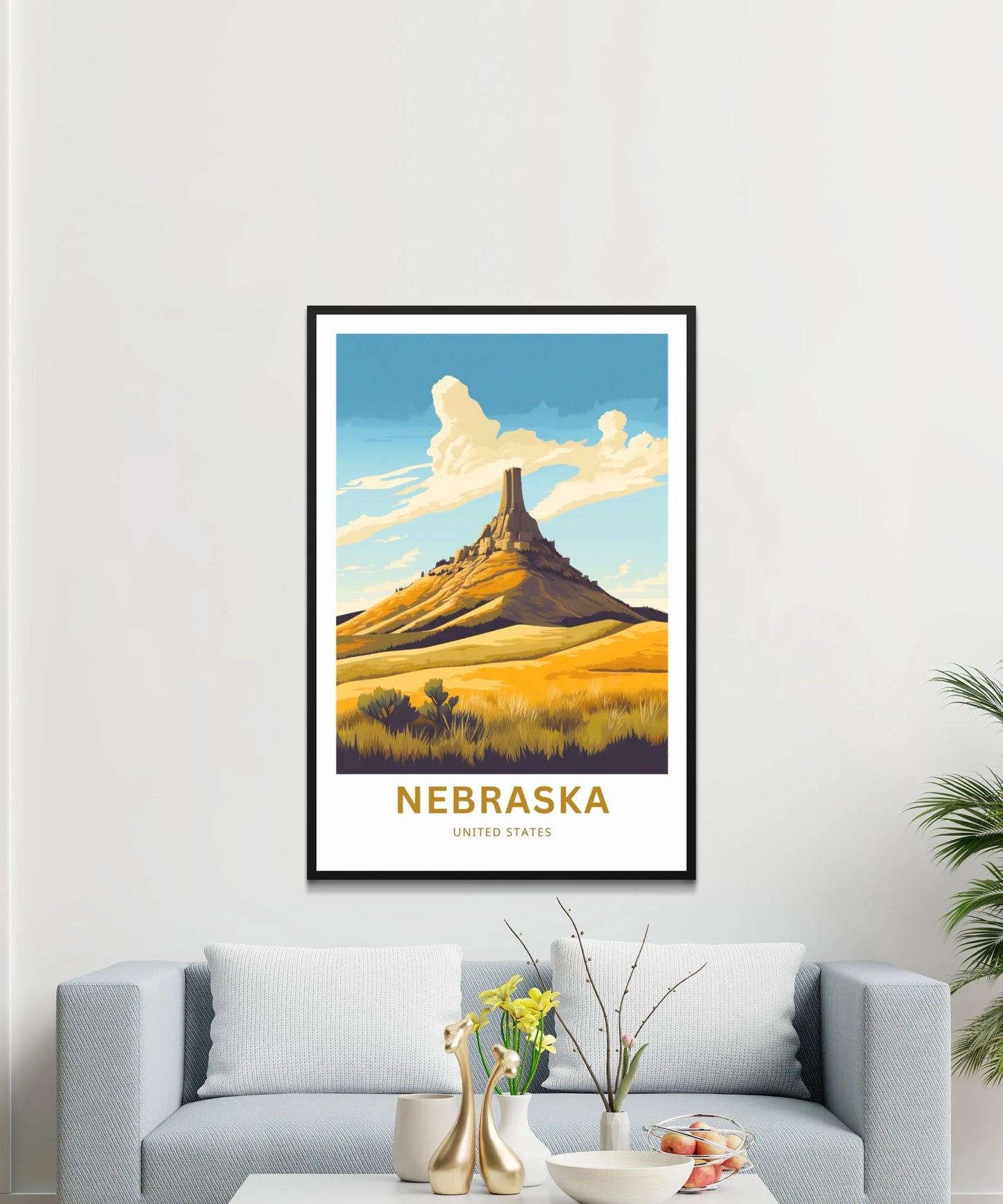 Nebraska Travel Poster