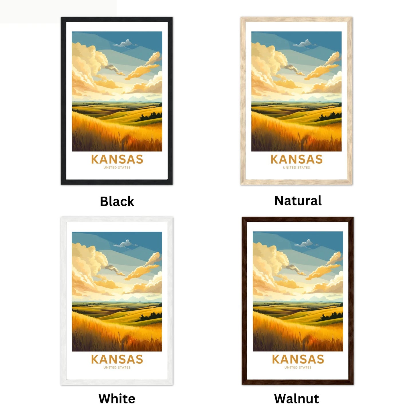 Kansas Travel Poster