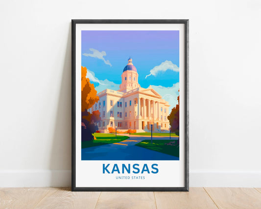 Kansas Travel Poster