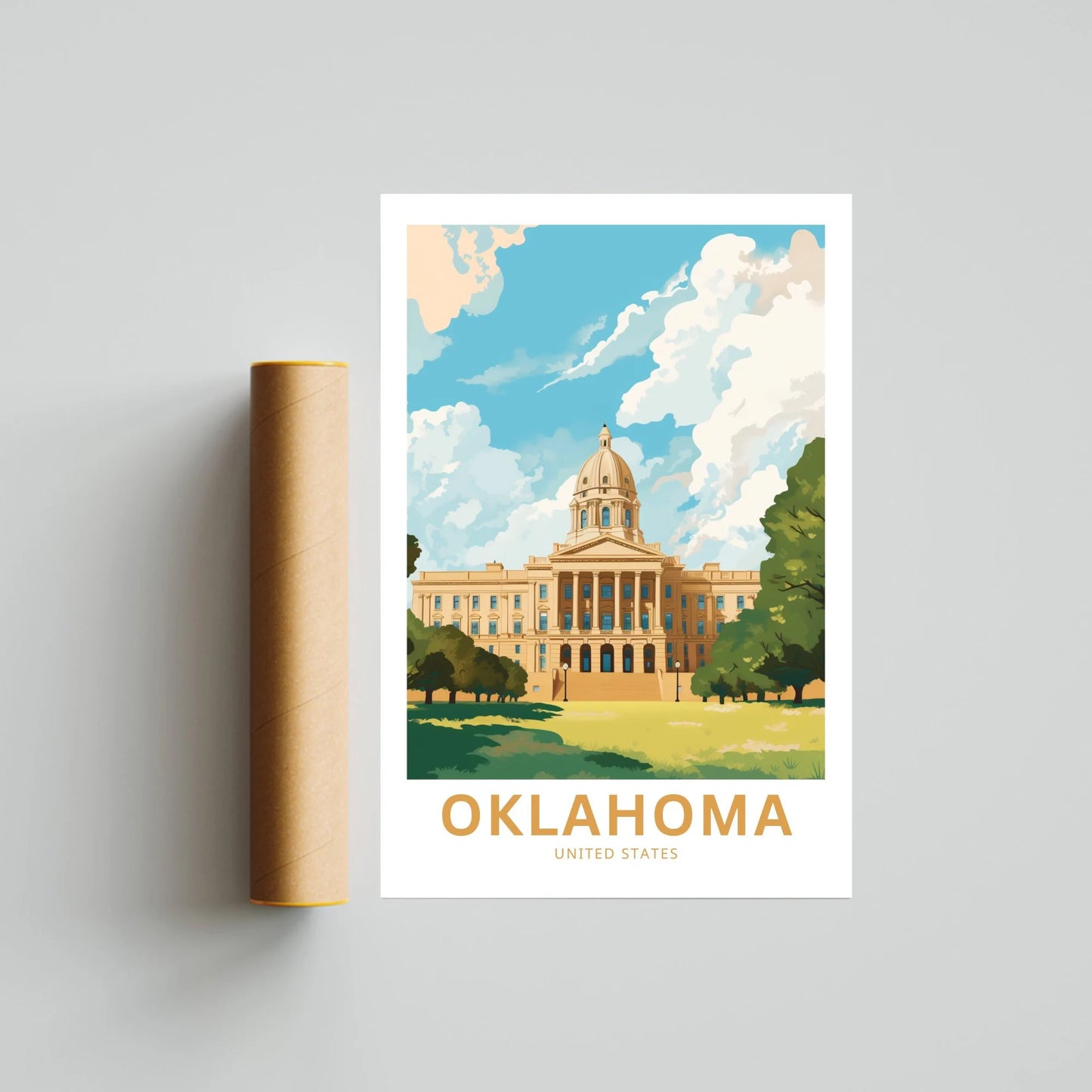 Oklahoma Travel Poster