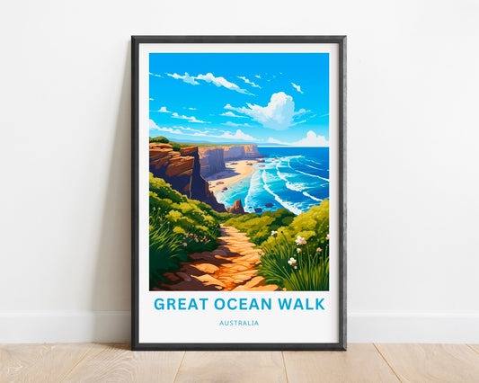 Great Ocean Walk Travel Poster